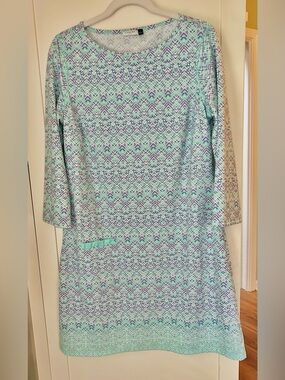 Cabana Life UPF 50+ Naples print Shift dress